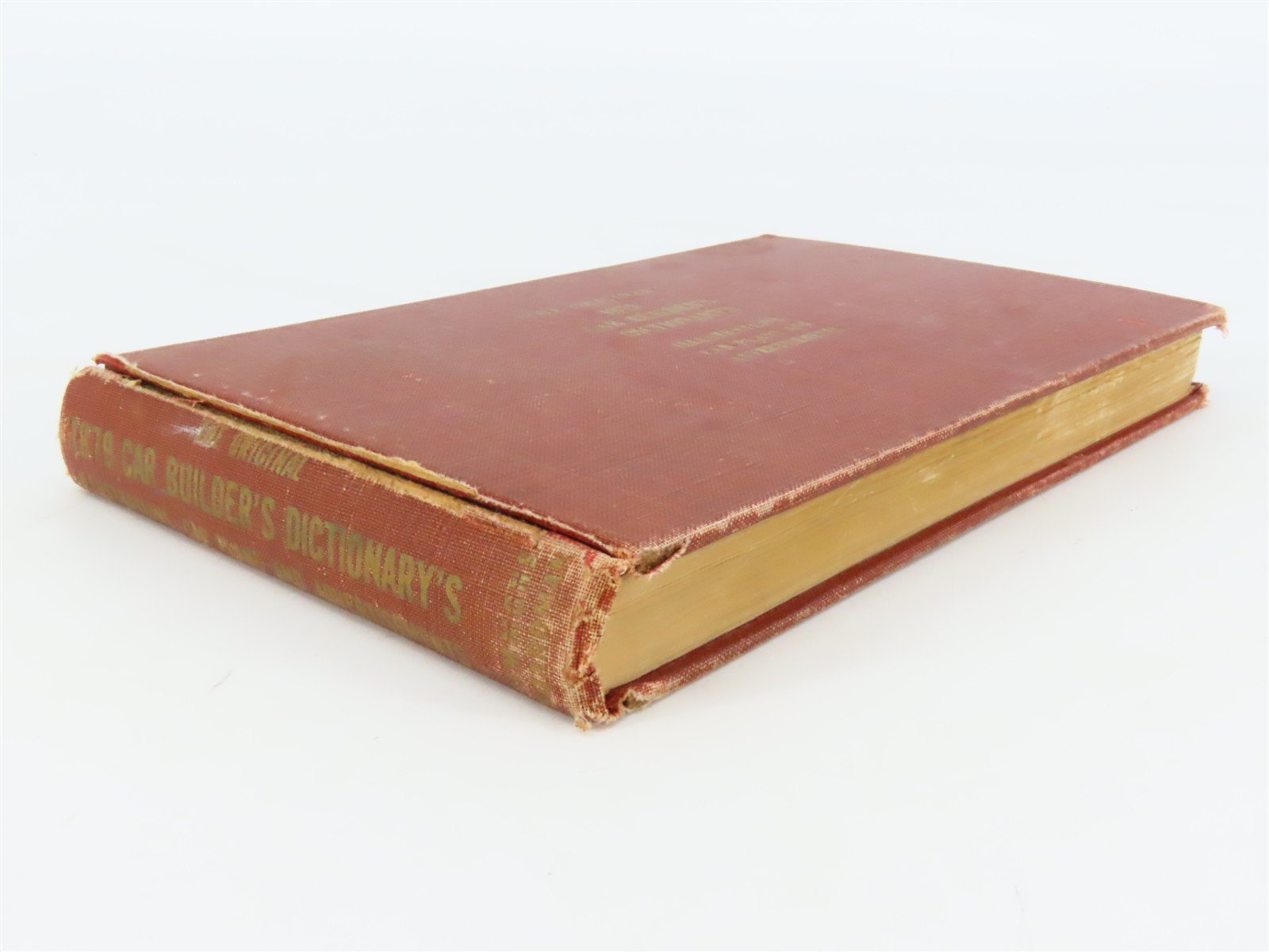 1879 Car Builder's Dictionary's Illustrations, Car Plans & Ads... ©1949 Reprint