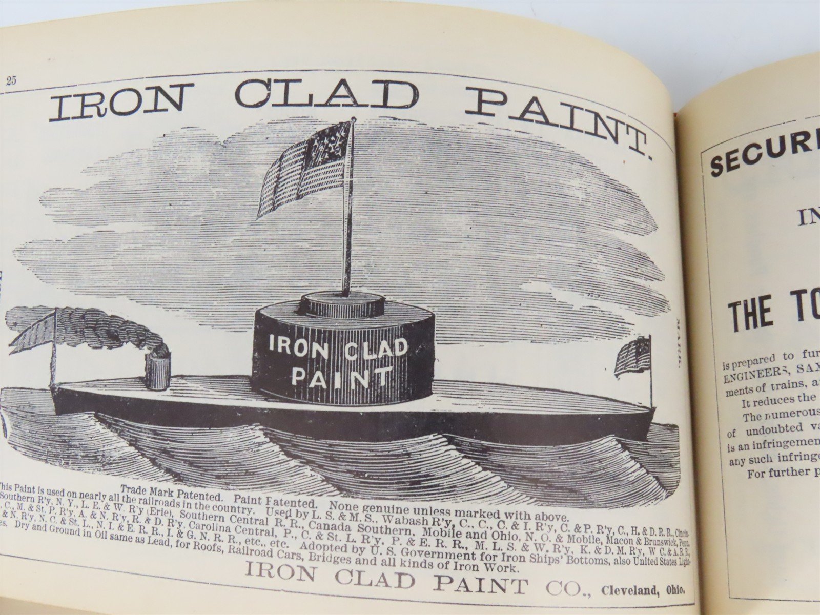 1879 Car Builder's Dictionary's Illustrations, Car Plans & Ads... ©1949 Reprint