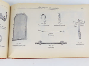 1879 Car Builder's Dictionary's Illustrations, Car Plans & Ads... ©1949 Reprint