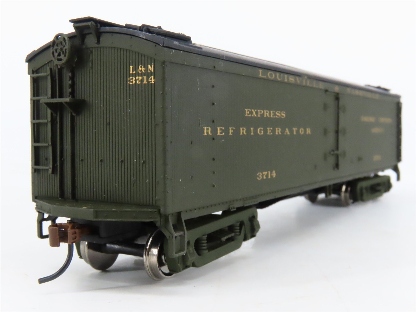 LOT of 2 HO Scale Walthers REX Railway Express Agency Wood Reefers