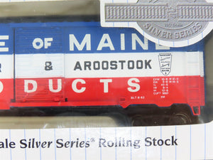 LOT of 2 HO Scale Bachmann Silver Series 17038 BAR State of Maine Box Cars #5226