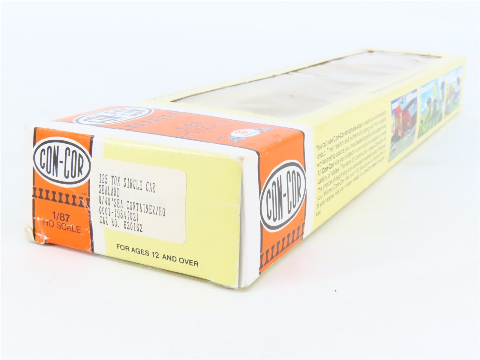 HO Scale Con-Cor 0001-1984(02) CSXT Sea Land Well Car #620162 w/ Trailer