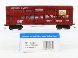 HO Scale Bachmann Silver Series 18535 NP Northern Pacific 40' Stock Car #84142
