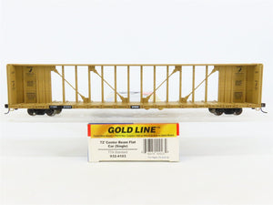 HO Scale Walthers Gold Line 932-4103 TTZX 72' Center Beam Flat Car #87693