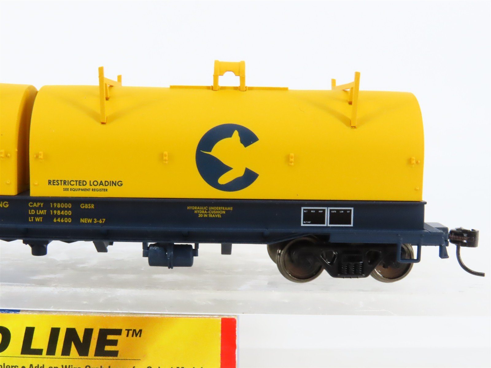 HO Scale Walthers Gold Line 932-3840 B&O Chessie System Cushion Coil Car #306198