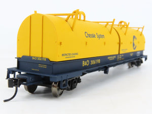 HO Scale Walthers Gold Line 932-3840 B&O Chessie System Cushion Coil Car #306198