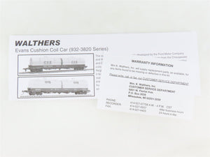 HO Scale Walthers Gold Line 932-3840 B&O Chessie System Cushion Coil Car #306198