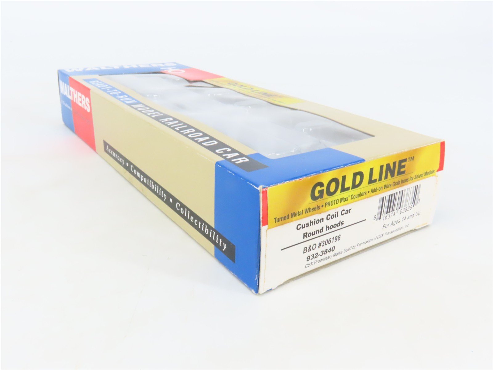 HO Scale Walthers Gold Line 932-3840 B&O Chessie System Cushion Coil Car #306198