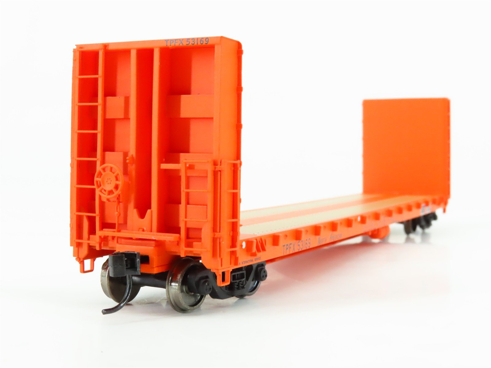 HO Walthers Gold Line 932-240060 TPFX North American Bulkhead Flat Car 2-Pack