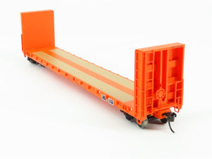 HO Walthers Gold Line 932-240060 TPFX North American Bulkhead Flat Car 2-Pack