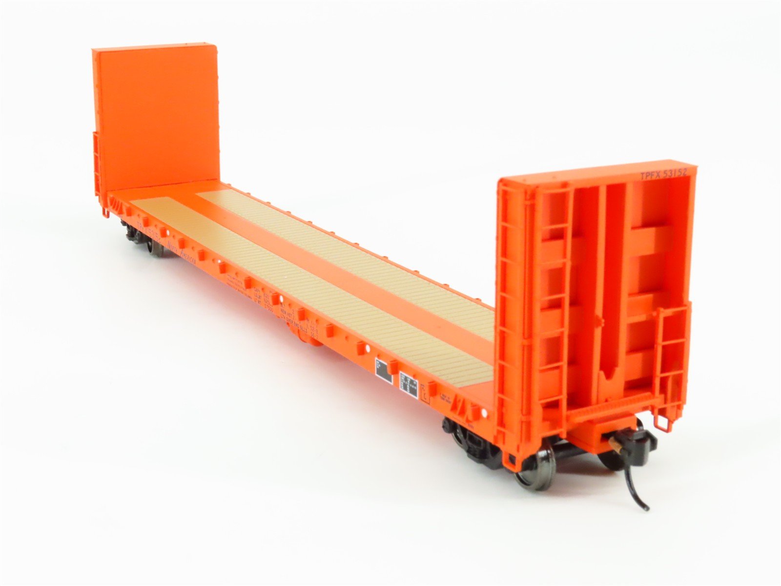 HO Walthers Gold Line 932-240060 TPFX North American Bulkhead Flat Car 2-Pack