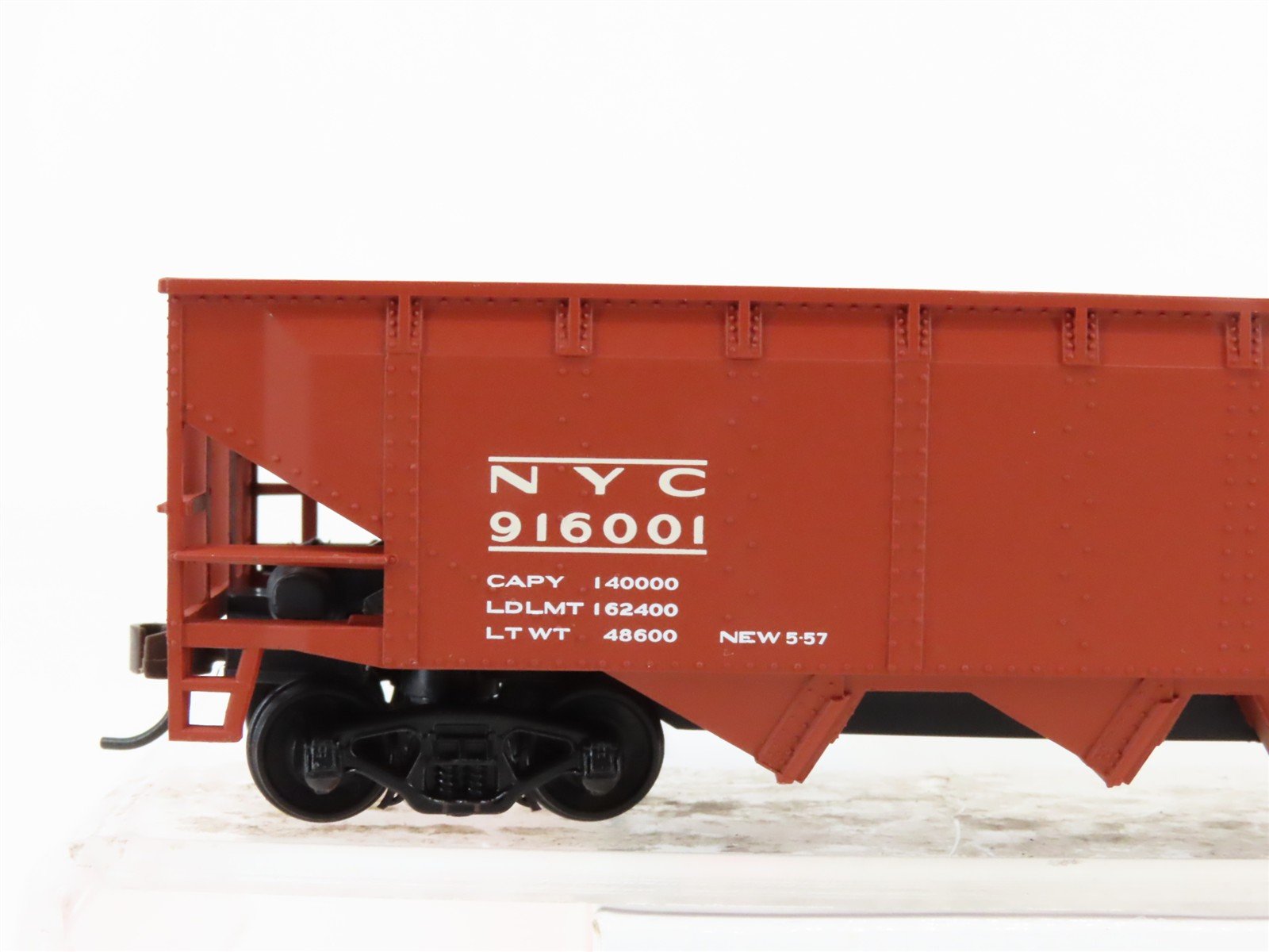 HO Scale Walthers Trainline 931-654 NYC New York Central 4-Bay Hopper #916001