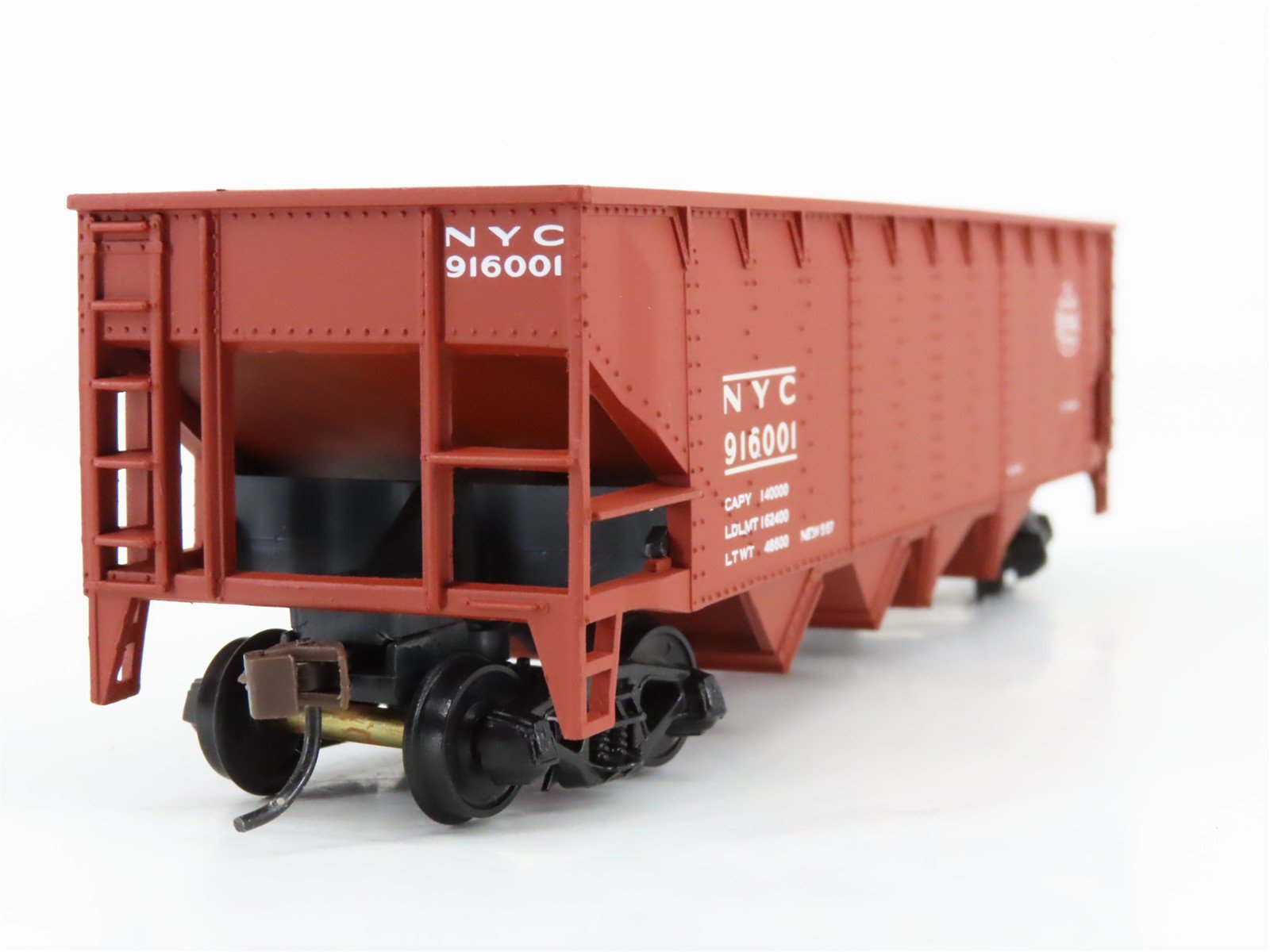 HO Scale Walthers Trainline 931-654 NYC New York Central 4-Bay Hopper #916001
