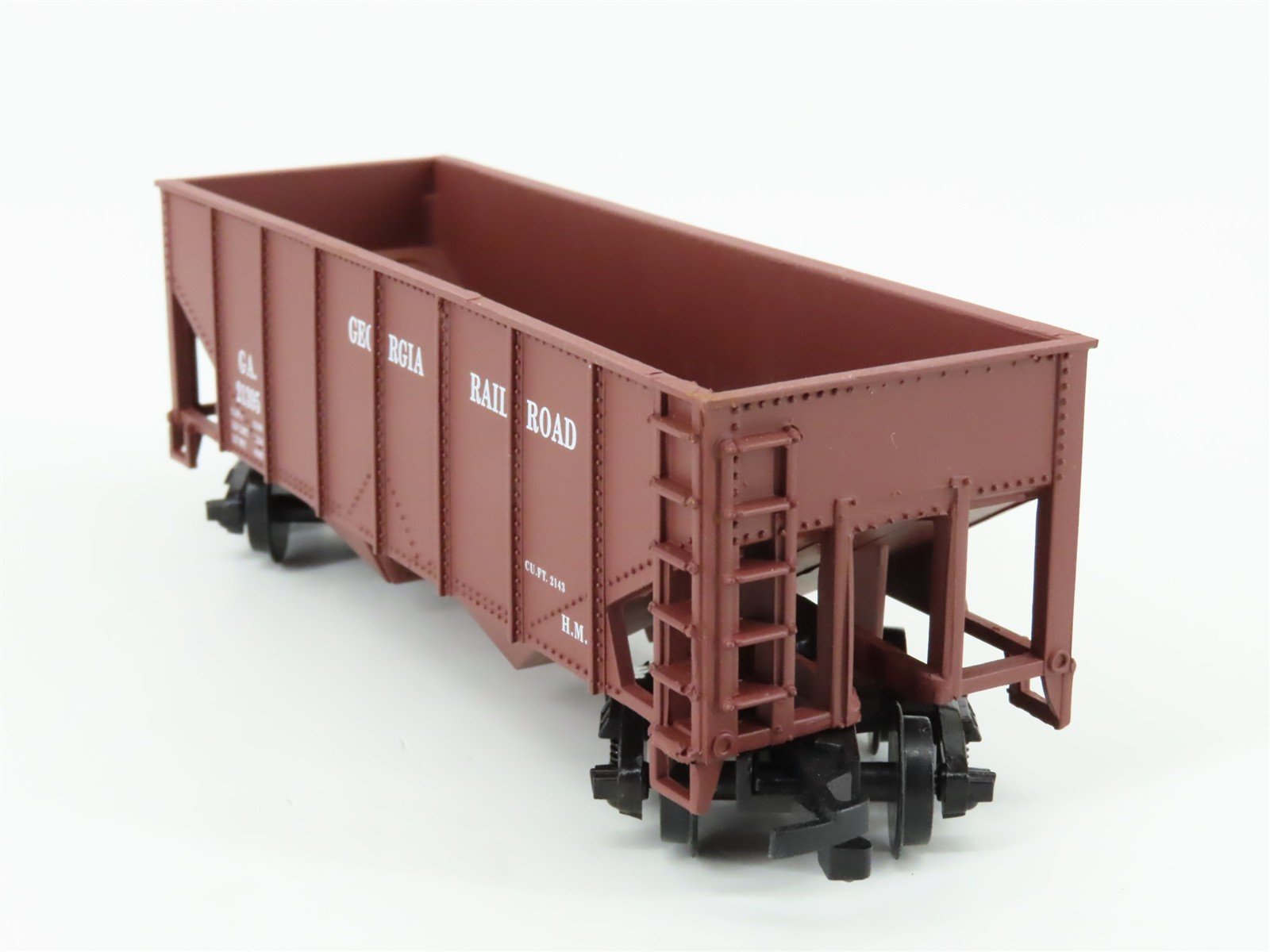 HO Scale Life-Like 21908 GA Georgia Railroad 2-Bay Open Hopper #21395