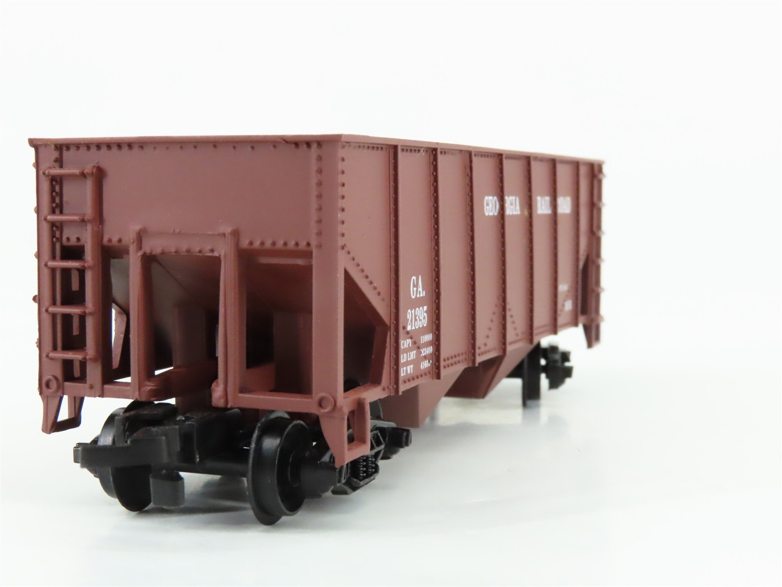 HO Scale Life-Like 21908 GA Georgia Railroad 2-Bay Open Hopper #21395