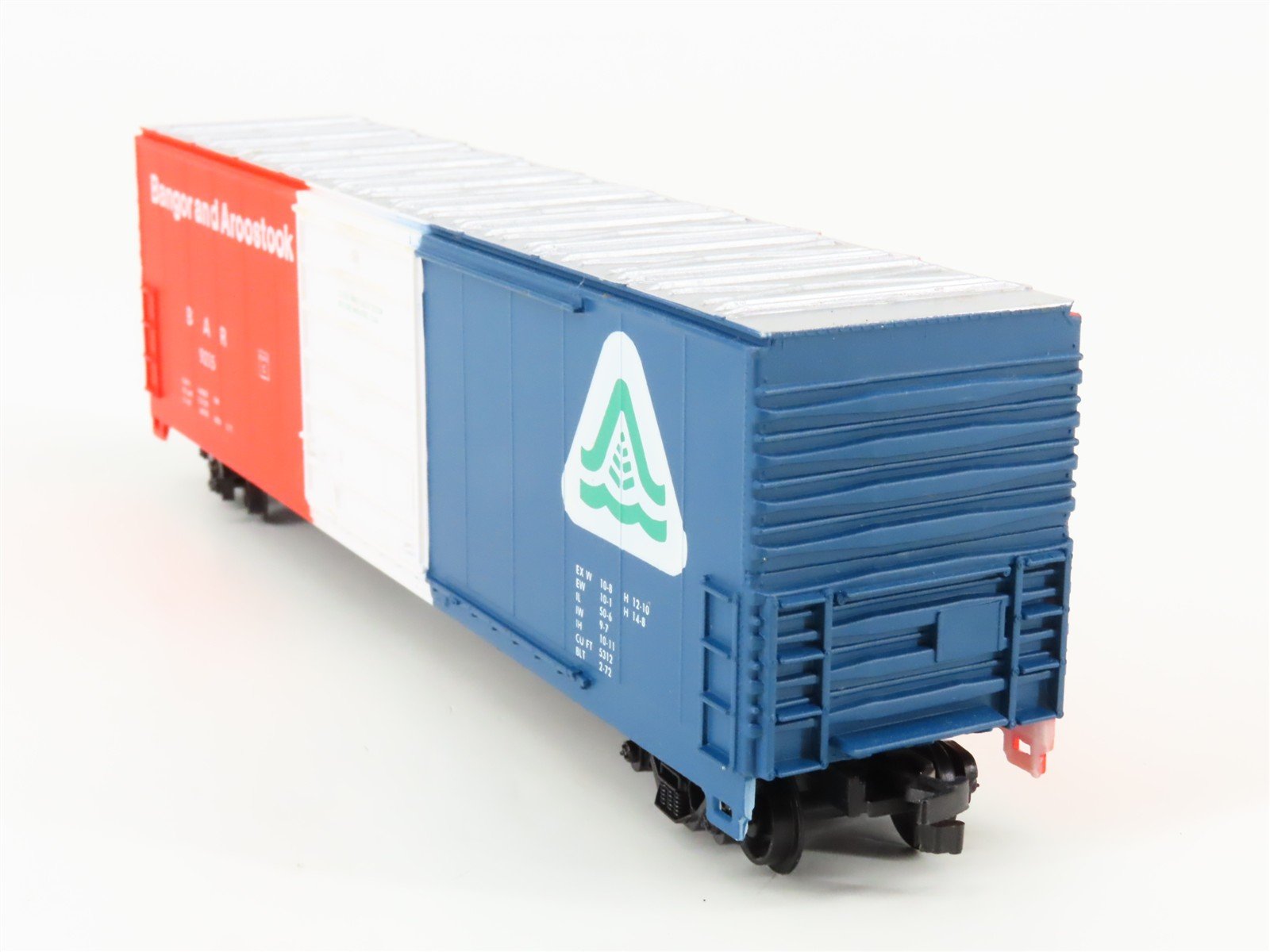 HO Scale Life-Like 8431 BAR Bangor & Aroostook 50' Single Door Box Car #9215