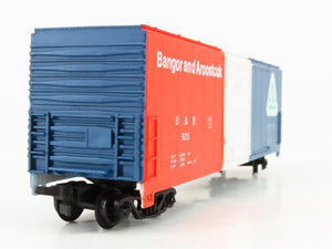HO Scale Life-Like 8431 BAR Bangor & Aroostook 50' Single Door Box Car #9215