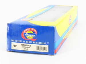 HO Scale Athearn 7151 D&RGW Rio Grande Railroad 54' 3-Bay Covered Hopper #15497