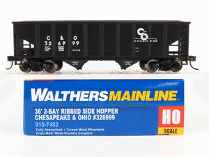 HO Walthers Mainline 910-7402 C&O Chesapeake & Ohio 36' 2-Bay Hopper #326999