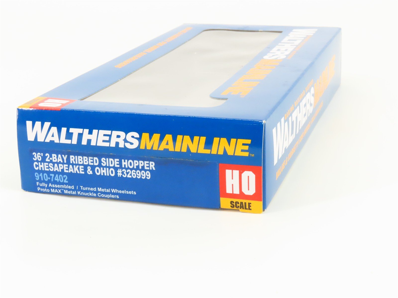 HO Walthers Mainline 910-7402 C&O Chesapeake & Ohio 36' 2-Bay Hopper #326999