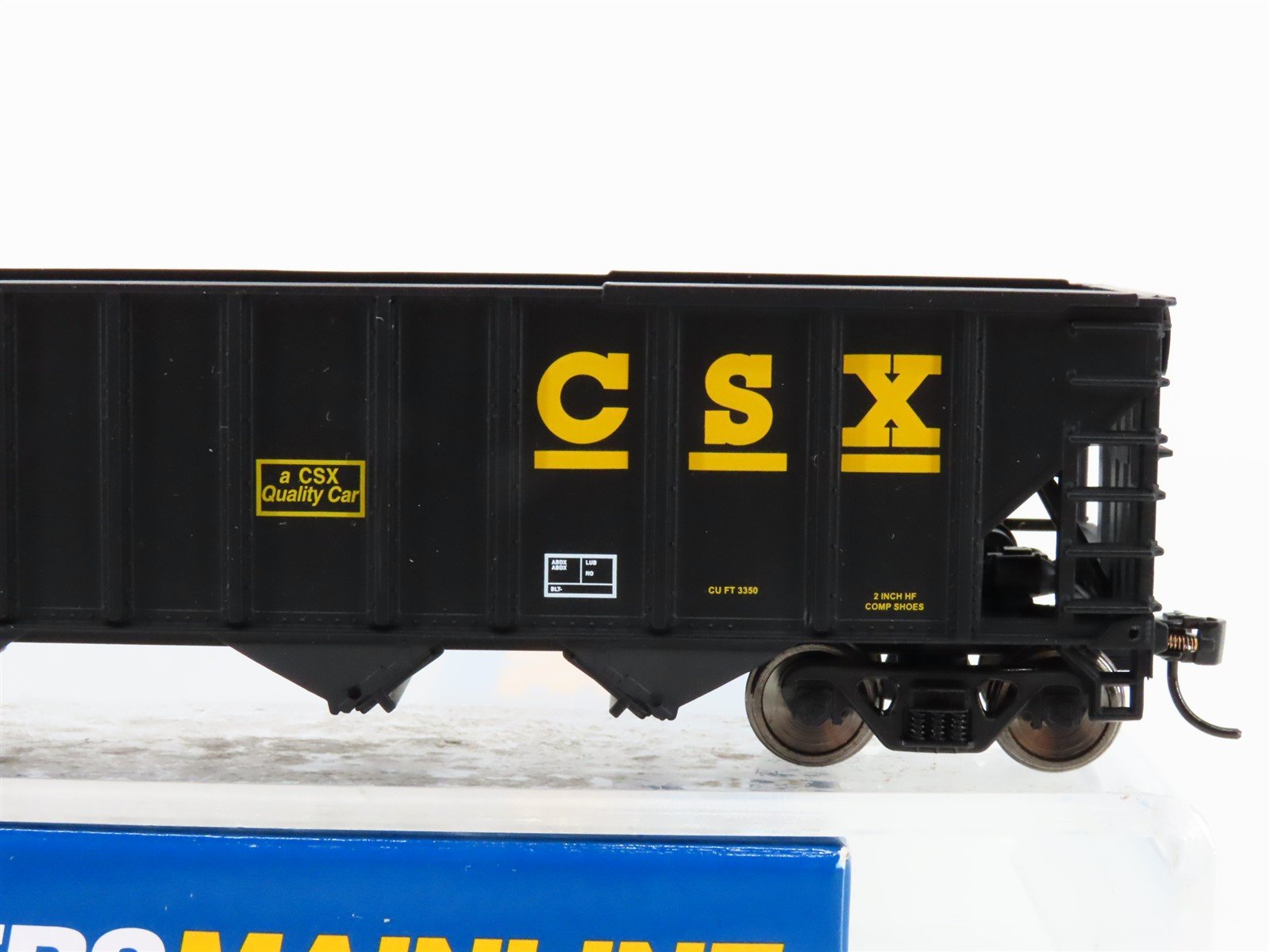 HO Scale Walthers Mainline 910-1967 CSXT 50' 100-Ton 4-Bay Hopper #345837