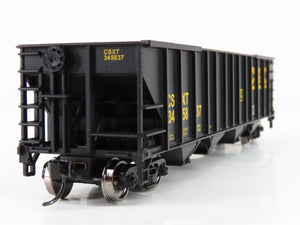HO Scale Walthers Mainline 910-1967 CSXT 50' 100-Ton 4-Bay Hopper #345837