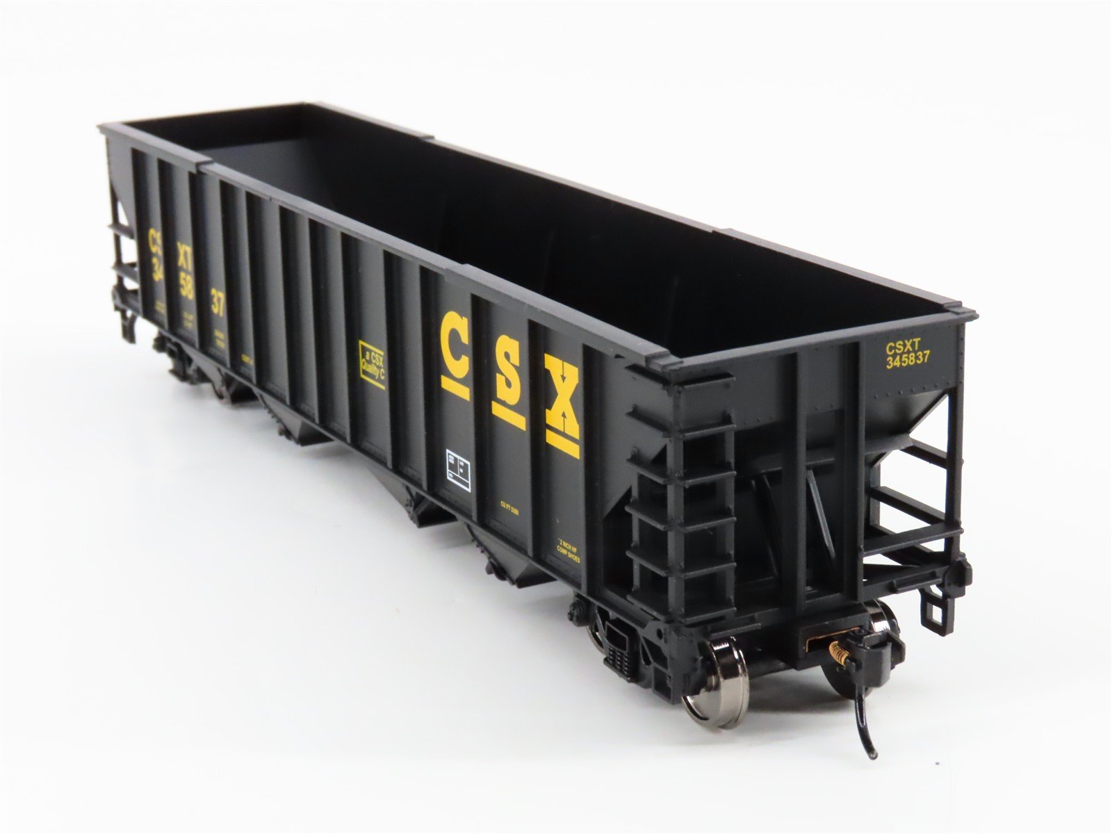 HO Scale Walthers Mainline 910-1967 CSXT 50' 100-Ton 4-Bay Hopper #345837