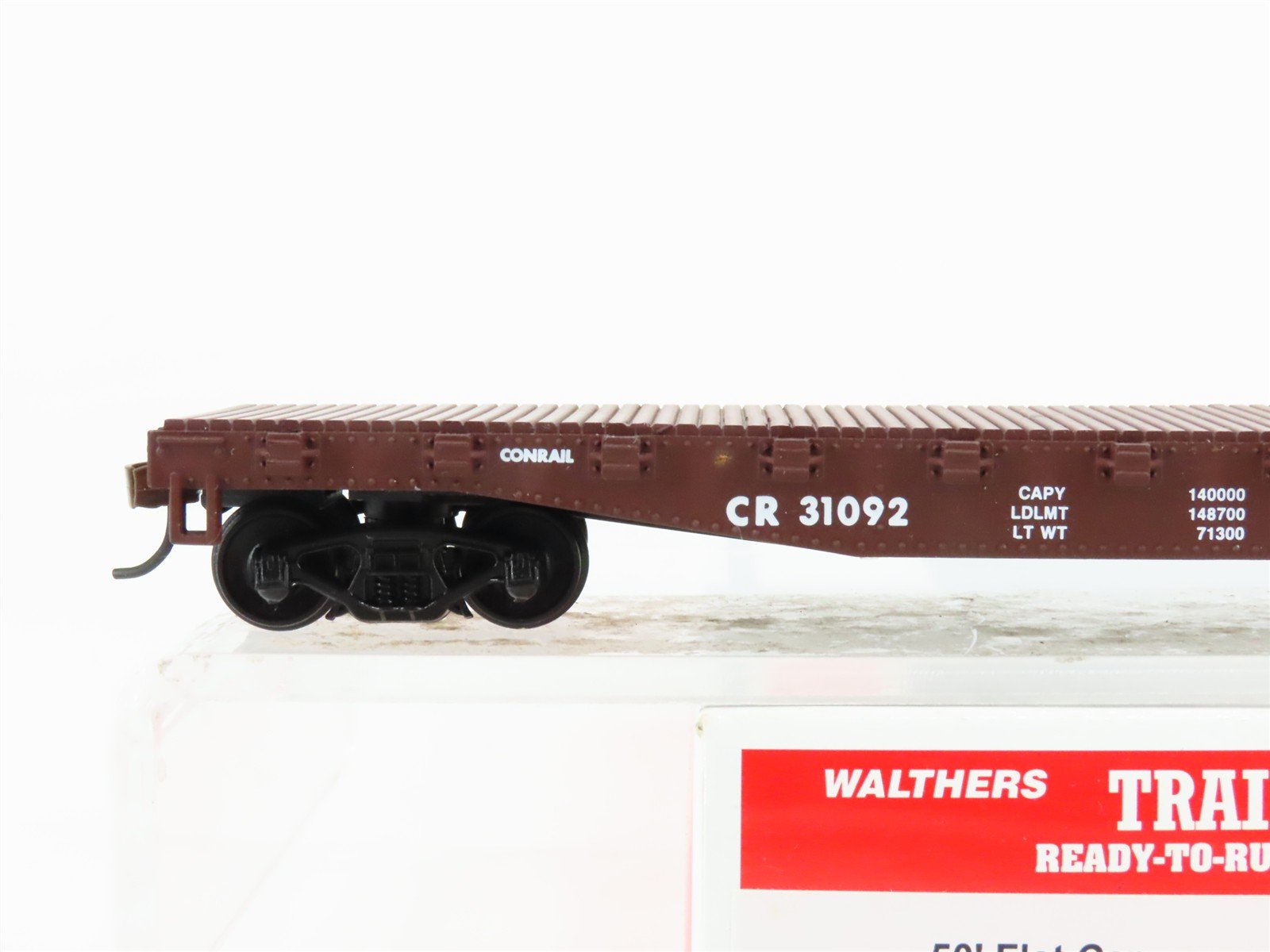HO Scale Walthers Trainline 931-602 CR Conrail 50' Flat Car #31092