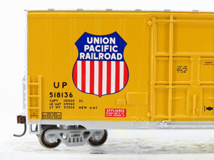 HO Scale Athearn 76623 UP Union Pacific Railroad 40' Hi Cube Box Car #518136