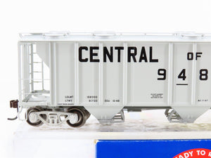 HO Scale Athearn 89024 CG Central of Georgia Railroad 3-Bay Covered Hopper #948