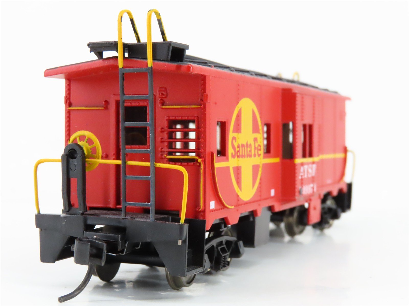 HO Scale Athearn 1286 ATSF Santa Fe Railroad Bay Window Caboose #999973