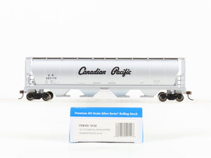 HO Bachmann Silver Series 19142 CP Canadian Pacific 4-Bay Covered Hopper #383176
