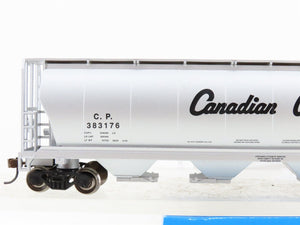 HO Bachmann Silver Series 19142 CP Canadian Pacific 4-Bay Covered Hopper #383176