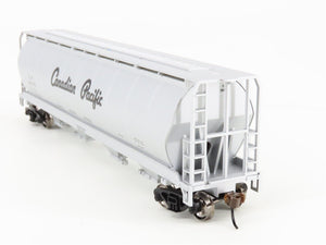 HO Bachmann Silver Series 19142 CP Canadian Pacific 4-Bay Covered Hopper #383176