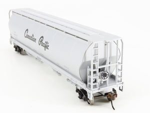 HO Bachmann Silver Series 19142 CP Canadian Pacific 4-Bay Covered Hopper #383176