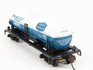 HO Scale Mantua 732307 CCBX Union Carbide 40' Single Dome Tank Car #501