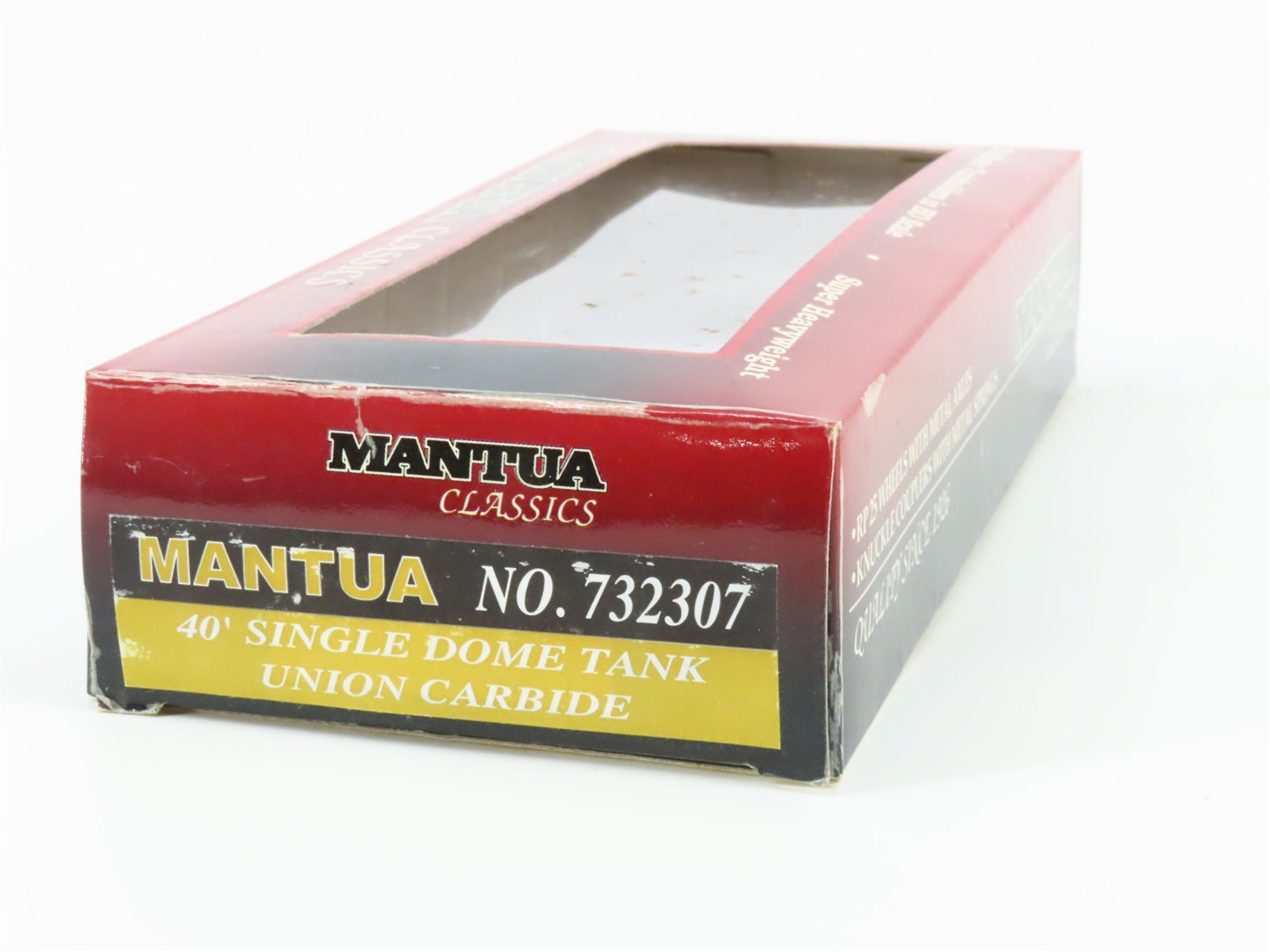HO Scale Mantua 732307 CCBX Union Carbide 40' Single Dome Tank Car #501
