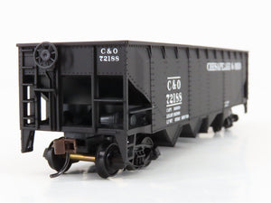 HO Walthers Trainline 931-653 C&O Chesapeake & Ohio 40' Offset Hopper #72188