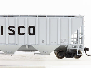 HO Scale PROTO 2000 23388 SLSF Frisco Railroad 3-Bay Covered Hopper #79012