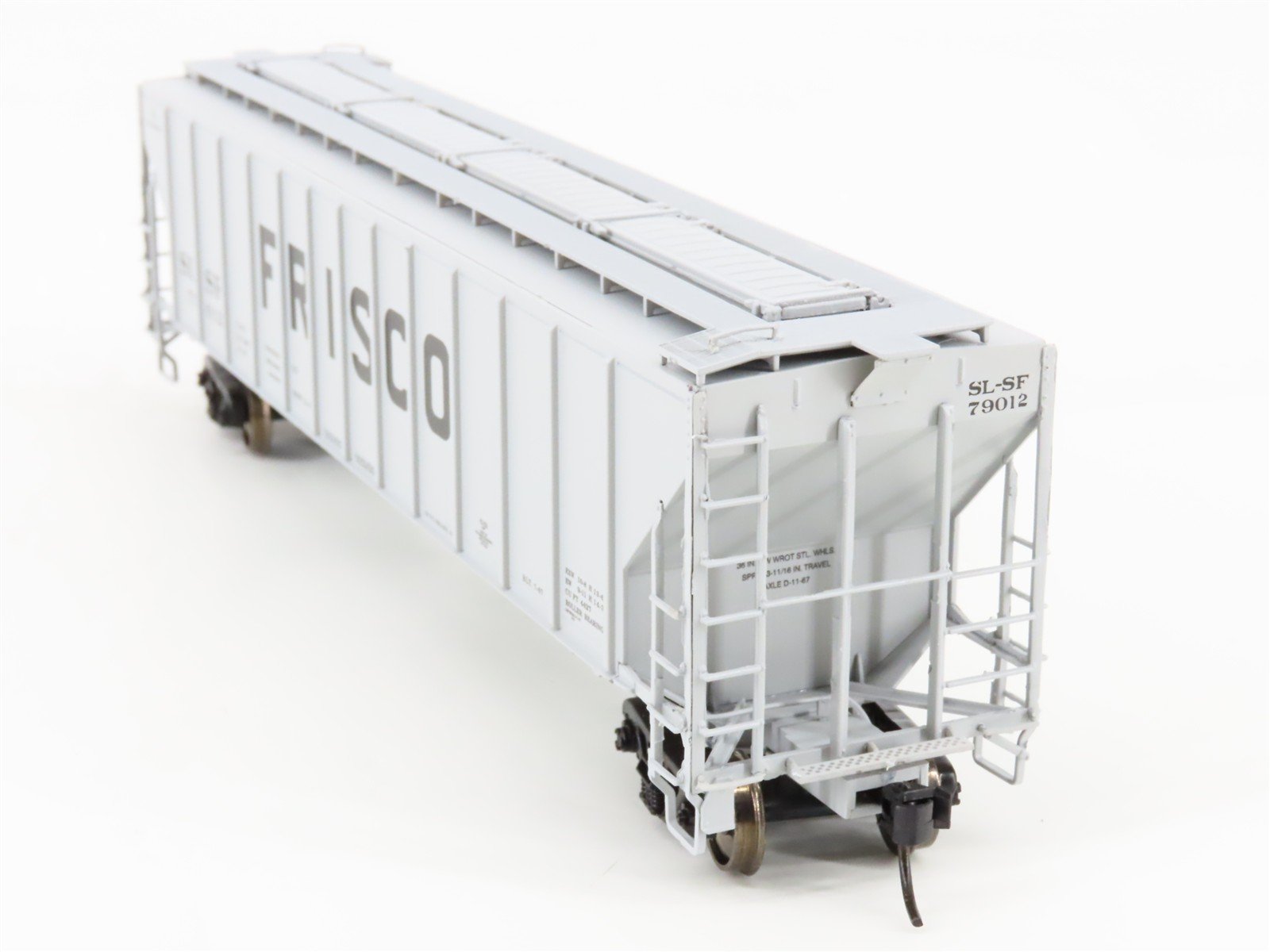 HO Scale PROTO 2000 23388 SLSF Frisco Railroad 3-Bay Covered Hopper #79012