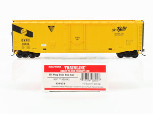 HO Walthers Trainline 931-674 GARX MKT The Katy 50' Plug Door Box Car #50843