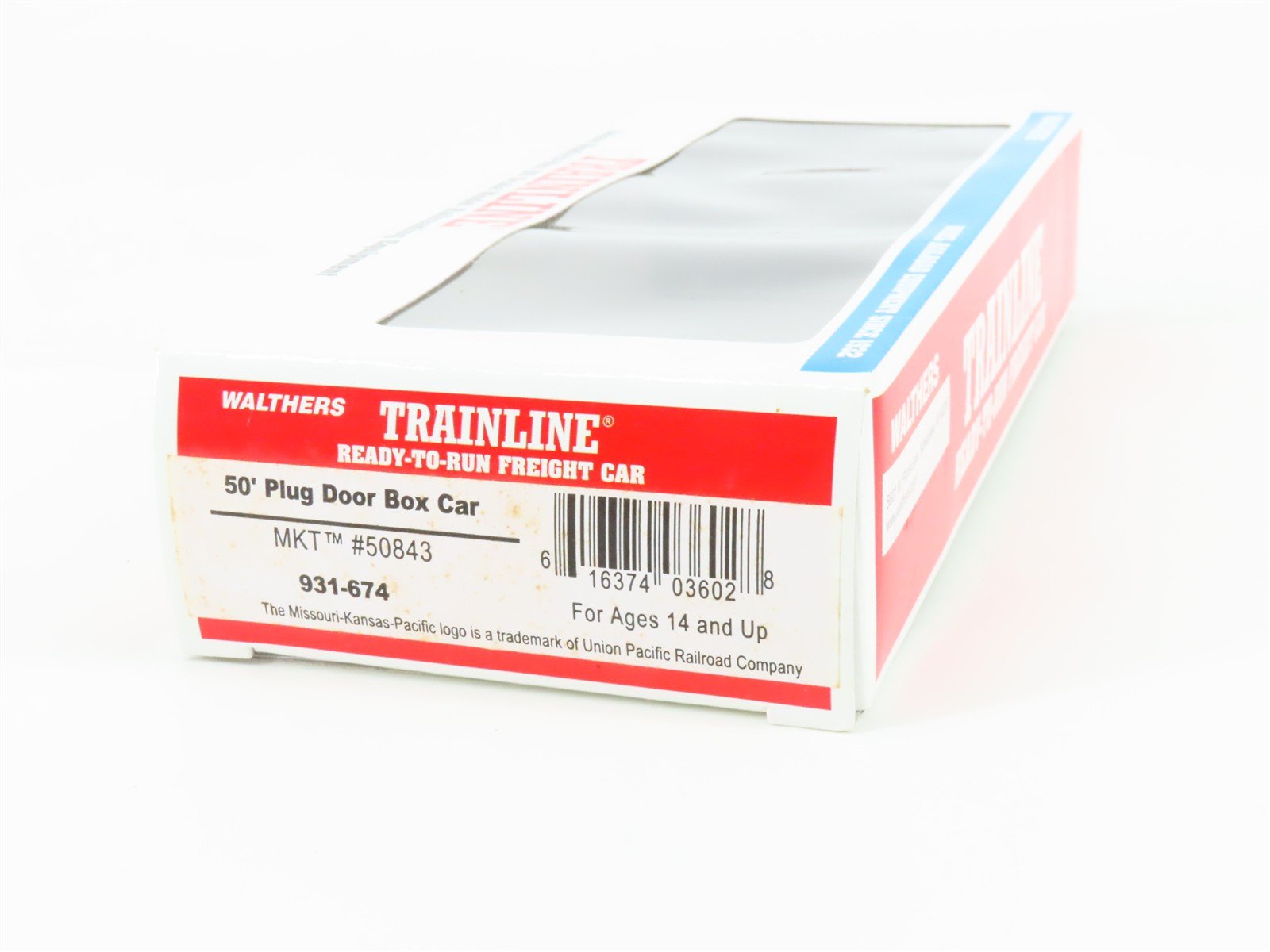HO Walthers Trainline 931-674 GARX MKT The Katy 50' Plug Door Box Car #50843