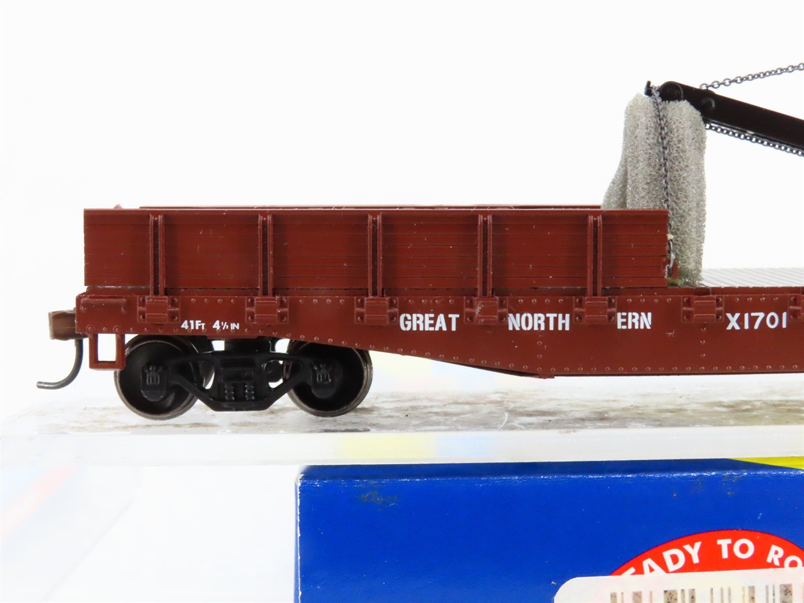 HO Scale Athearn 92235 GN Great Northern Railroad Derrick Car #X1701