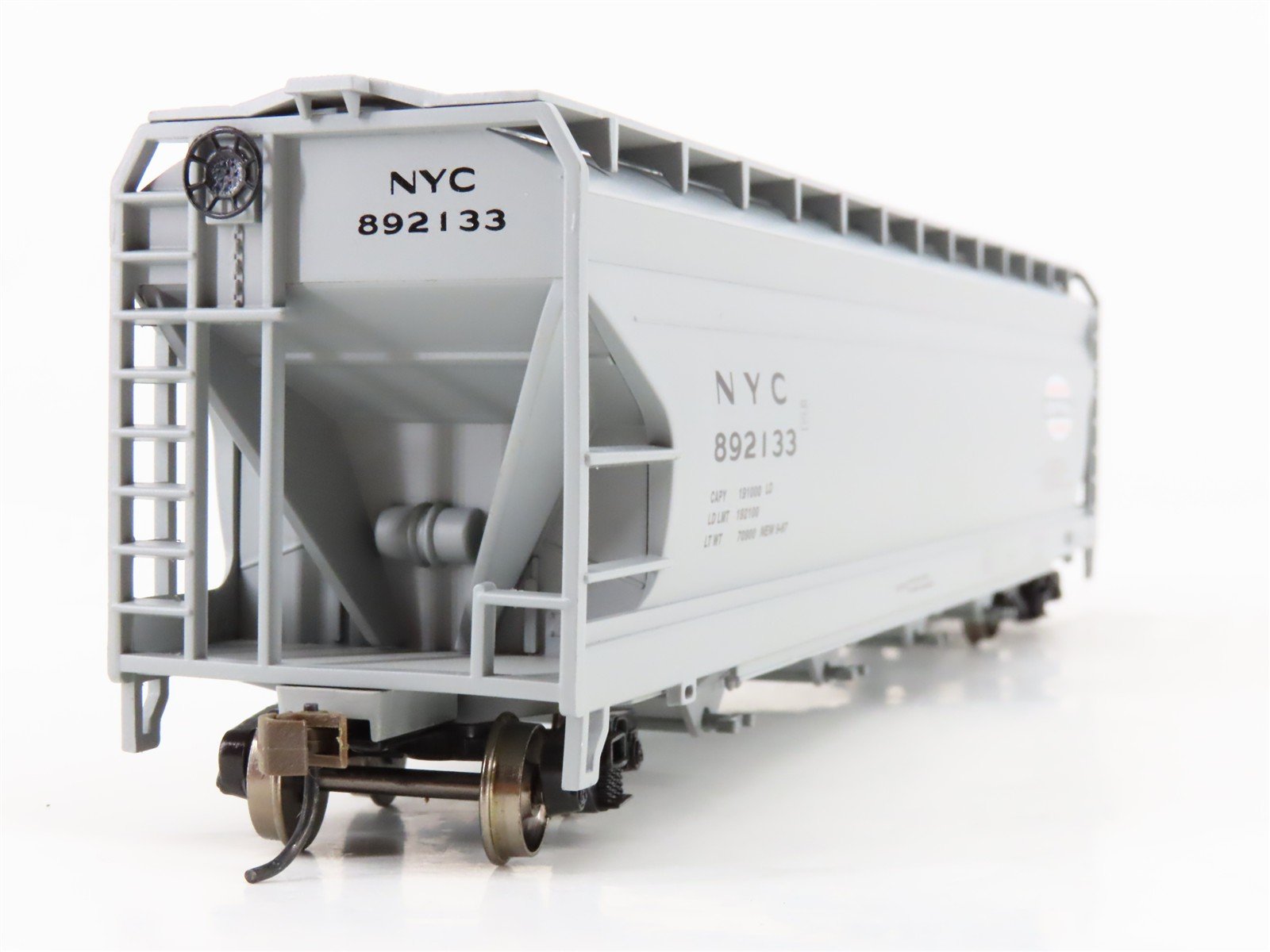 HO Scale Bachmann Silver Series 17523 NYC New York Central 4-Bay Hopper #892133