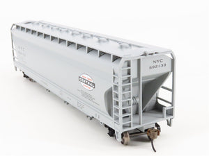 HO Scale Bachmann Silver Series 17523 NYC New York Central 4-Bay Hopper #892133