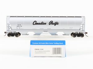 HO Scale Bachmann Silver Series 19142 CP Canadian Pacific 4-Bay Hopper #383176