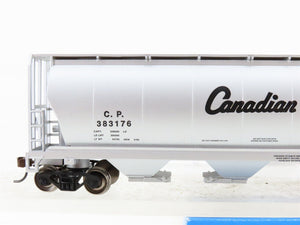 HO Scale Bachmann Silver Series 19142 CP Canadian Pacific 4-Bay Hopper #383176