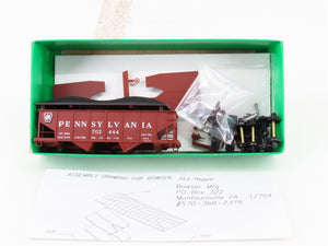 HO Scale Bowser Kit 56823 PRR Pennsylvania Railroad 2-Bay Hopper #702444