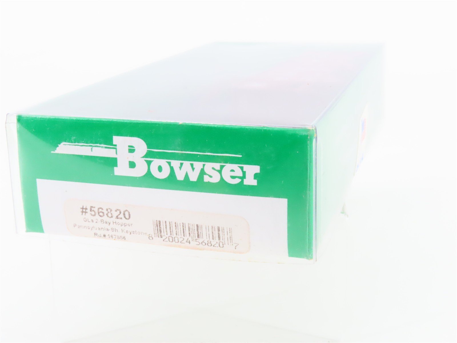 HO Scale Bowser Kit 56820 PRR Pennsylvania Railroad 2-Bay Hopper #167856 -Sealed