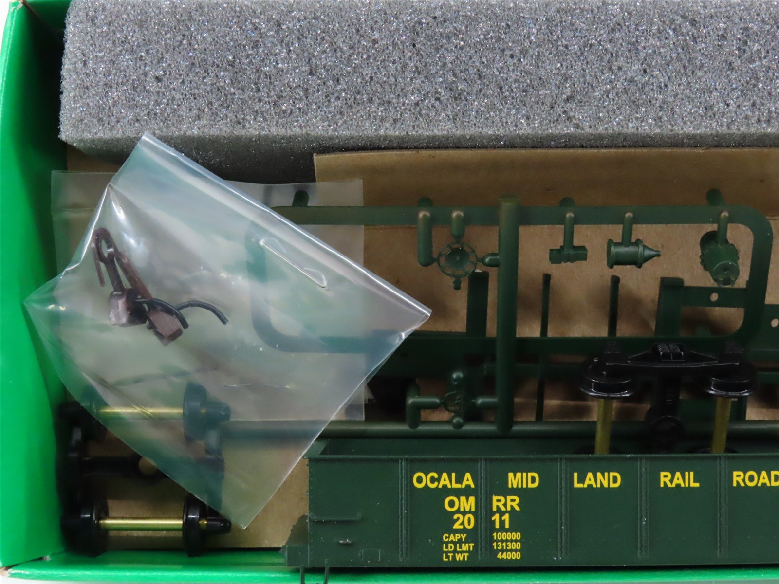HO Scale Bowser Kit OMRR Ocala Midland Railroad 40' Open Gondola #2011